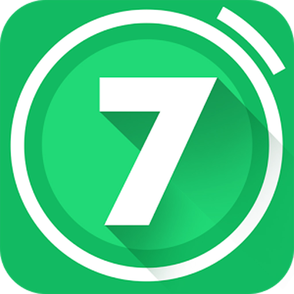 Семь минут читать. Seven приложение. 7 Minute Workout приложение. Логотипы приложений. 7 Минут.