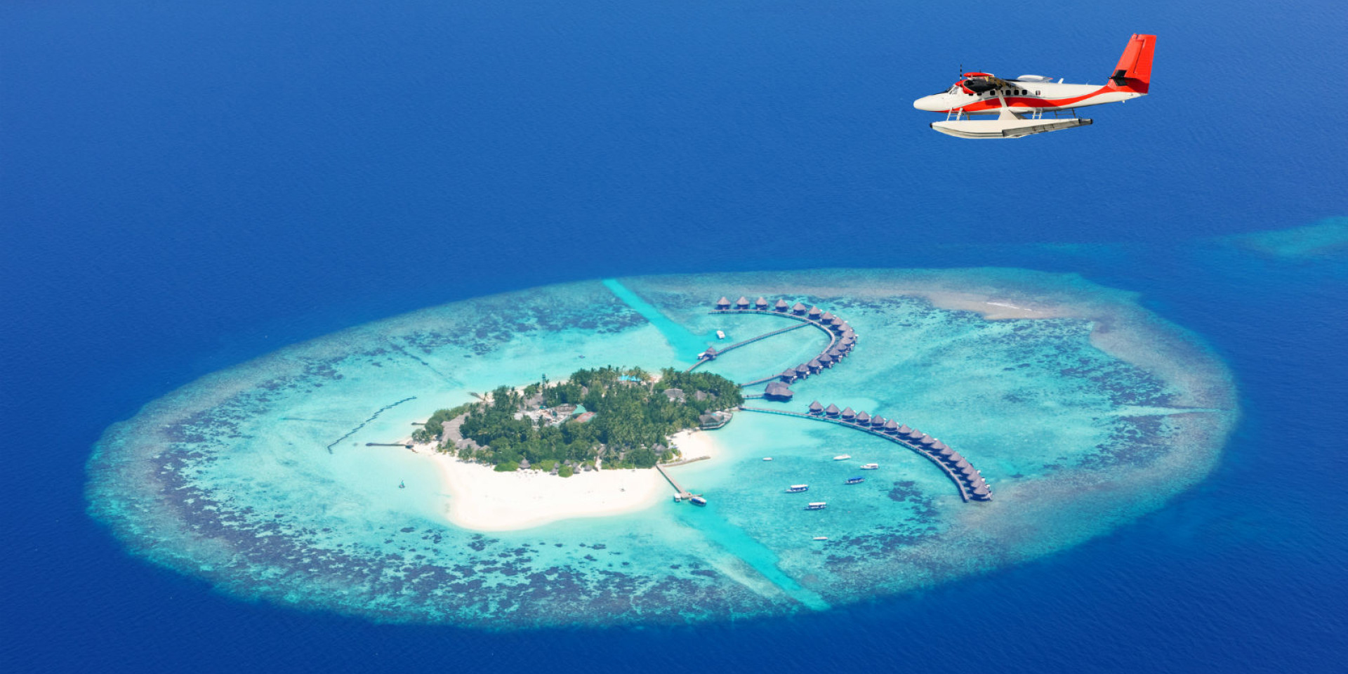 Мальдивы с воздуха